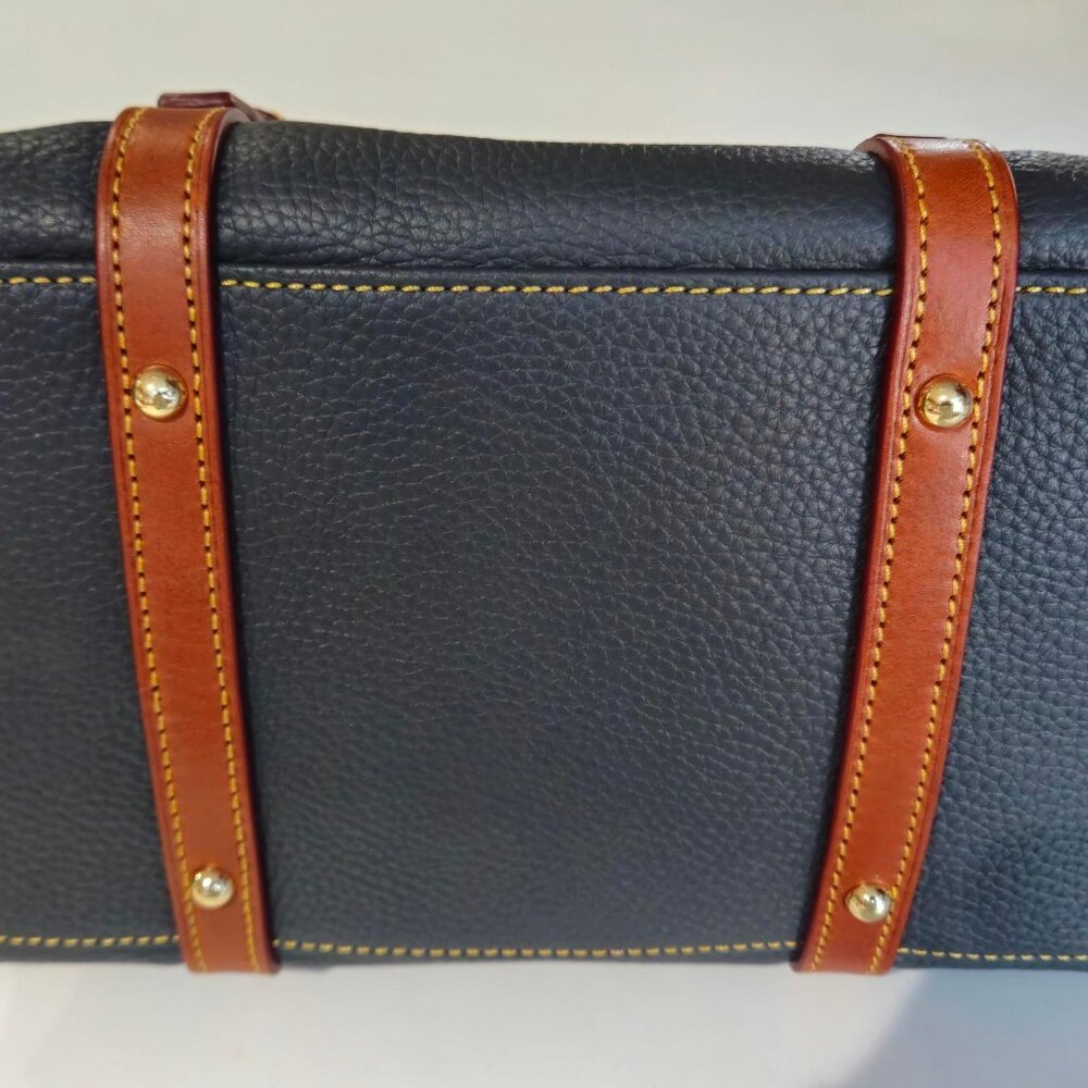 Dooney & Bourke Dark Grey Domed Satchel Bag - Picture 5 of 13